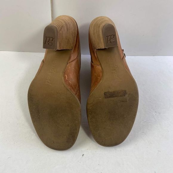 Paul Green Women's Cayenne Brown Leather Sliced Peep Toe Booties UK 3 US 5,5 - Picture 11 of 12